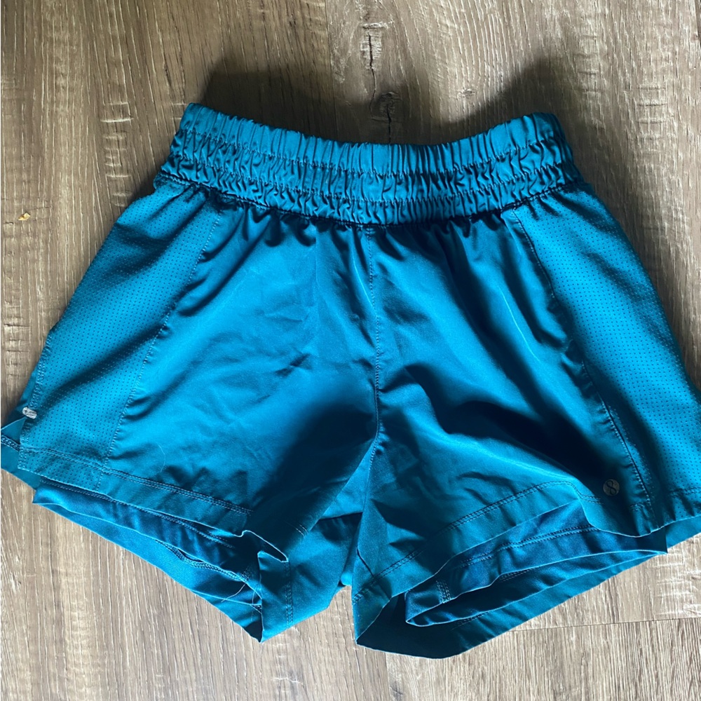 Womens teal running shorts size small